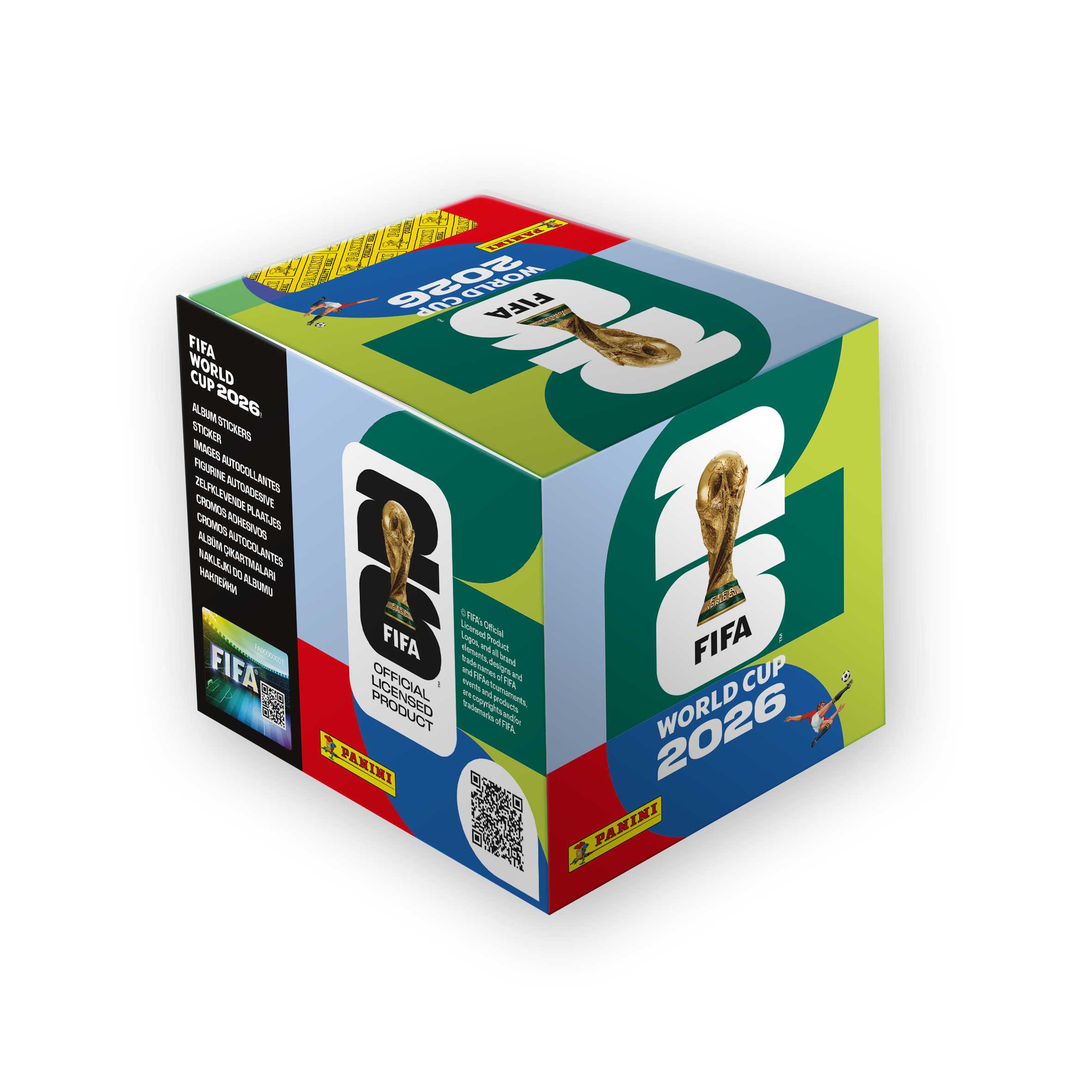 Panini FIFA World Cup 2026 Official Sticker 50 Packs Box international version