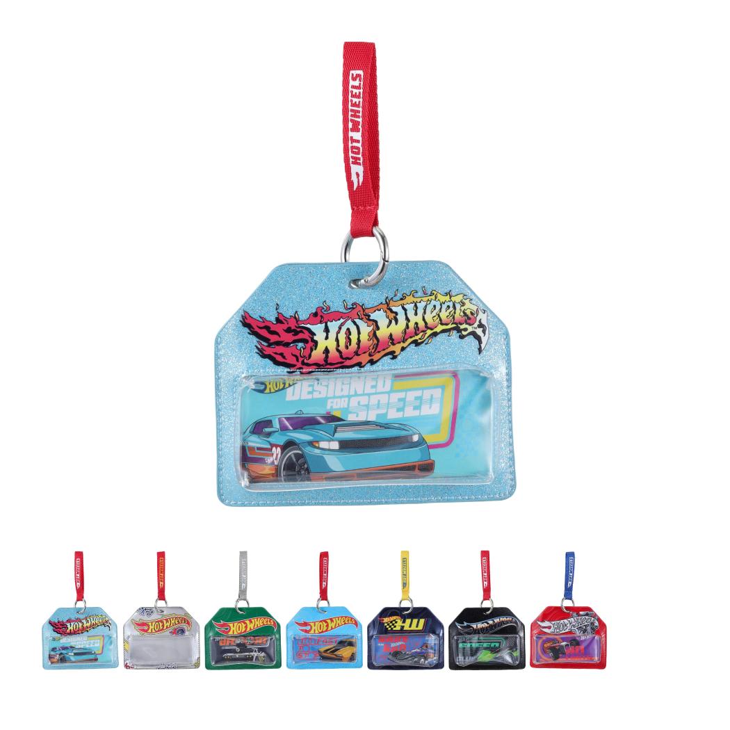 MINISO x Hot Wheels Color-Block Display Pouch Bag Charm